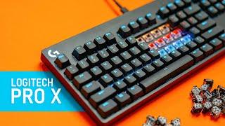 SWAPPABLE Switches!  Logitech G PRO X Keyboard Review