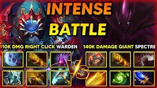 INTENSE LATE GAME BATTLE | 1100K DMG GLOBAL RIGHT CLICK ARC WARDEN VS. 140K DMG GIANT HAUNT SPECTRE