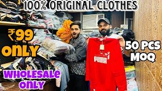 Wholesale Video  | ₹99 Only | Export Surplus Clothes | Tshirts,Sweatshirts,Jeans,Shorts | Mumbai