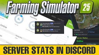 How to get server stats in your discord - FSG Bot Tutorial