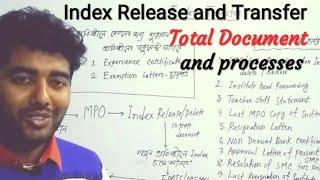 Index release || index transfer ||ইনডেক্স রিলিজ এর সমস্ত প্রক্রিয়া নমুনা পেপার সহ