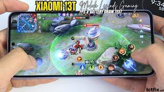 Xiaomi 13T Mobile Legends Gaming test MLBB | Dimensity 8200 Ultra, 144Hz Display