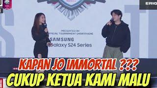 INTERVIEW KOCAK BANG JO  JO EFFECT PREDIKSI EVOS MENANG VS ONIC