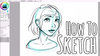 Paint Tool SAI Tutorial for Beginners - How to Sketch & Setup