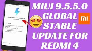 MIUI 9.5.5.0 GLOBAL STABLE UPDATE FOR REDMI 4 | MIUI 9 GLOBAL STABLE UPDATE | REDMI NOTE 5 PRO