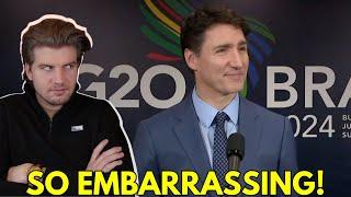 Trudeau Makes A FOOL Of Himself At The G20!