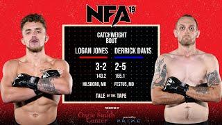 Nemesis 19 amateur #MMA bout Logan Jones vs Derrick Davis