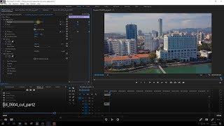 Видео с дрона улучшаем в Adobe Premiere Pro СС 2017
