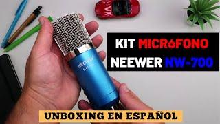 Kit Micrófono Neewer NW-700: Unboxing en Español