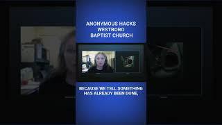 Anonymous Hacks Westboro Baptist Church Website LIVE #shorts