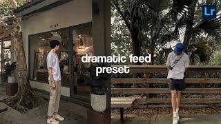 Dramatic Feed  preset | Instagram feed | lightroom free presets