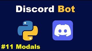 Modals und Ticketsystem Programmiert und Erklärt | Discord Bot in Python Programmieren #11
