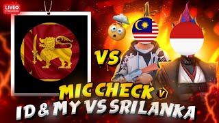 MATCH 2 MIC CHECK BATTLE OF STARS | CLASH SQUAD INDONESIA & MALAYSIA VS SRILANKA #PERFECTSHOT