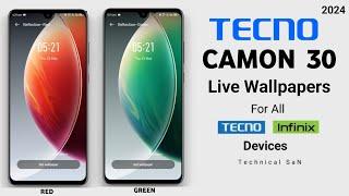 Tecno HiOS 14 | Camon 30 | Live Wallpapers For All Tecno & Infinix Devices