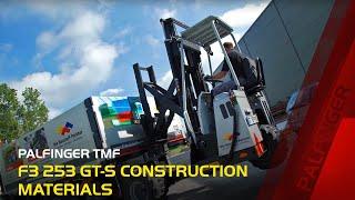 PALFINGER Truck Mounted Forklift - F3 253 GT-S Construction Materials (English)