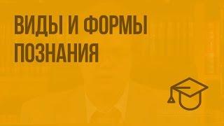 Виды и формы познания. Видеоурок по обществознанию 10 класс