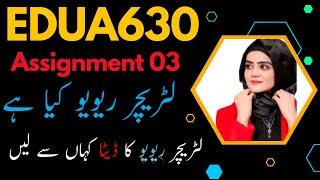 EDUA630 Assignment 3 Solution Fall 2024 By learning with happy mood | EDUA630 Assignment 3 Fall 2024