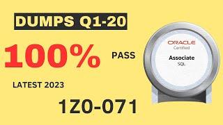 Oracle Database SQL Certified Associate Exam Questions Dumps Analysis part1 (1Z0-071)