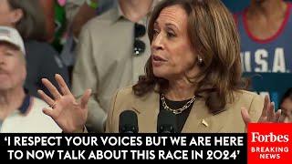 BREAKING NEWS: Kamala Harris's Speech In Arizona Interrupted By Anti-Israel Hecklers—Then She Reacts