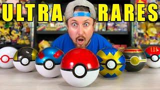 Testing 7 DIFFERENT Pokeball Tins for ULTRA RARE Pokemon Cards!