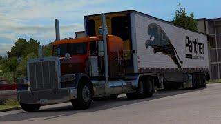 ATS Realistic Driving - Amazing Peterbilt Jake Brake Sound (Logitech G920)