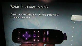 Tech Hack - Hidden Roku Menu - How to Manually Change Connection Settings For Better Loading Times