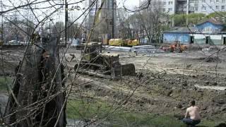 Old russian dozer tractor T-170