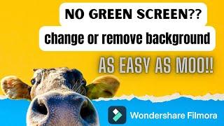 How to Remove and Change Video Background Without Green Screen Tutorial