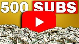 How to monetize your YouTube channel with 500 Subscribers.