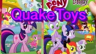 QuakeToys Story Time My Little Pony Golden Oak Library Board Book MLP FIM Twilight Sparkle Mane 6