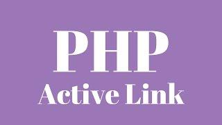 Adding an active class link to menu items when using PHP include function