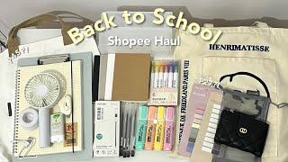 AFFORDABLE SHOPEE BACK TO SCHOOL HAUL 2022  | Philippines | Ysabelle Rumbaoa