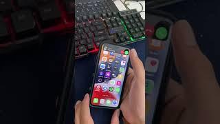 Testing dynamic notch prototype on Iphone X