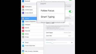 How to Enable and Disable Zoom for iPad