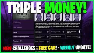 TRIPLE MONEY, FREE CAR, BUSINESS BONUSES & DISCOUNTS! | GTA ONLINE WEEKLY UPDATE