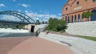 Confluence Park and REI in downtown Denver, Colorado