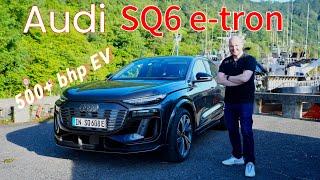 Audi SQ6 e-tron review | Audi's bonkers fast new EV!
