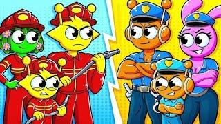 Sprunki Family Police vs Family Fireman! Has A Baby Sprunki?! | Incredibox Sprunki Animation