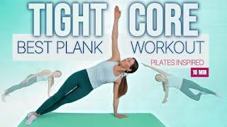 10 MIN CORE and ABS WORKOUT | PLANK PILATES for Core Strength