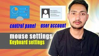 Control Panel Basics: Date & Time Setup, User Account Creation, Mouse Settings