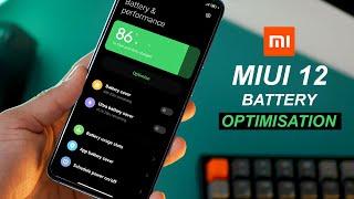 MIUI 12 Battery Optimisation Tips | Fix :battery: Battery Drain Problem