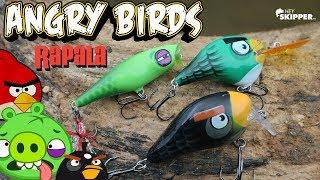 Testing out Angry Birds Rapala Lures