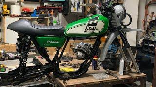 Yamaha DT100 restorations part 1