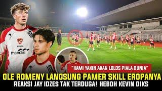 KEJUTAN DI LATIHAN! Kevin Diks Tiba2 Heboh~Gilaa Romeny Pamer Aksinya~Jay Idzes yakin Timnas Menang