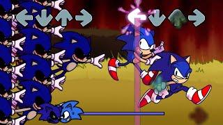 Confronting Yourself But Sonic EXE Team VS Fake Sonic