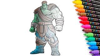 War HULK Coloring Pages | Marvel Hulk Coloring Book [NCS]