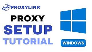  How To Setup PROXY On Windows I Quick and Easy Tutorial I (NEW 2025)