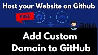 How to Host your Website on Github & Add a Custom Domain to GitHub Pages