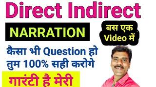 Direct indirect Speech | Narration | Direct ko indirect m kese badle