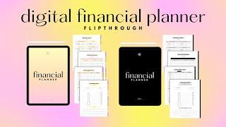 Digital Financial Planner | Flipthrough | The Werk Life Shop